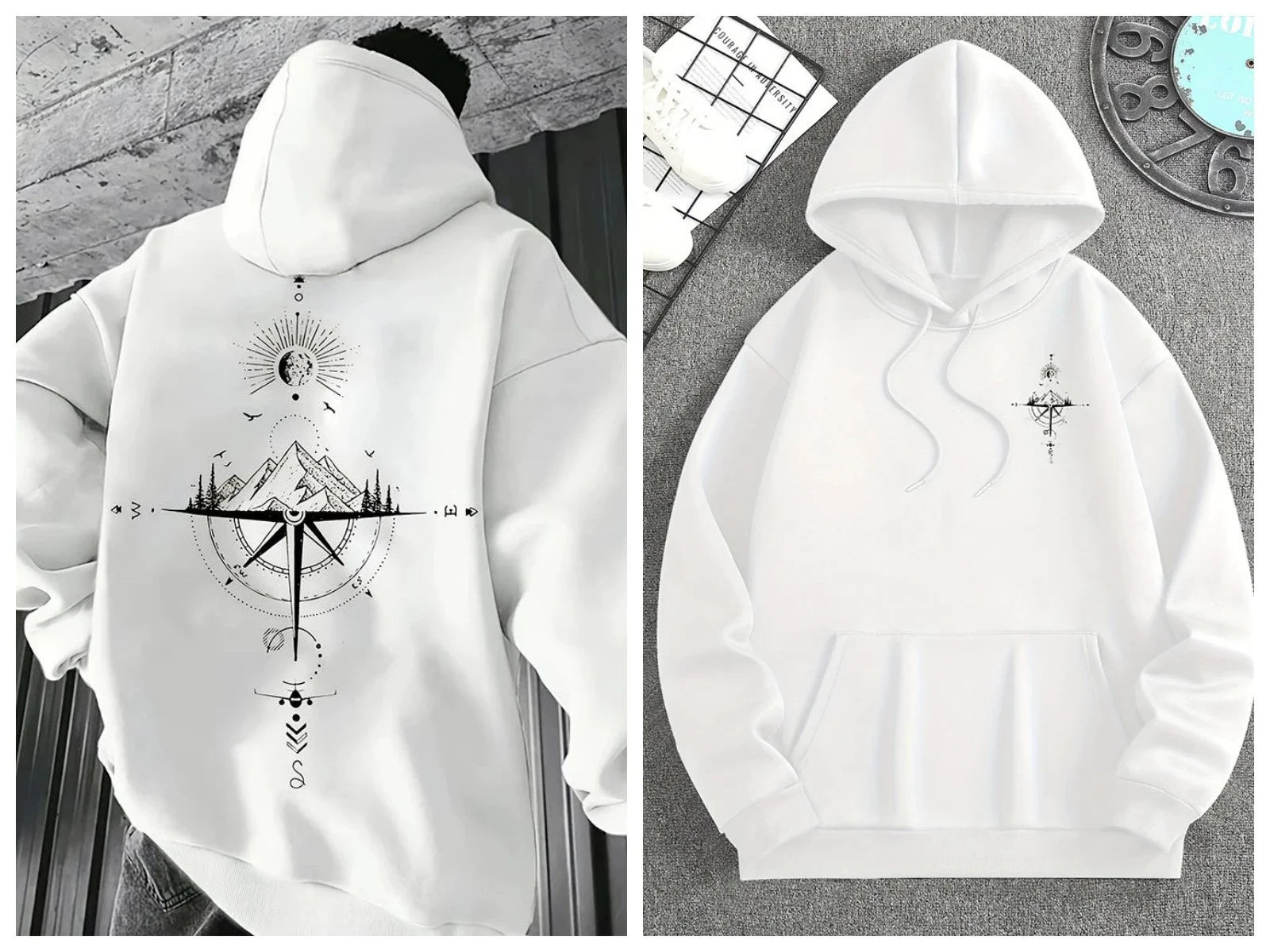 Horizon Compass Pullover