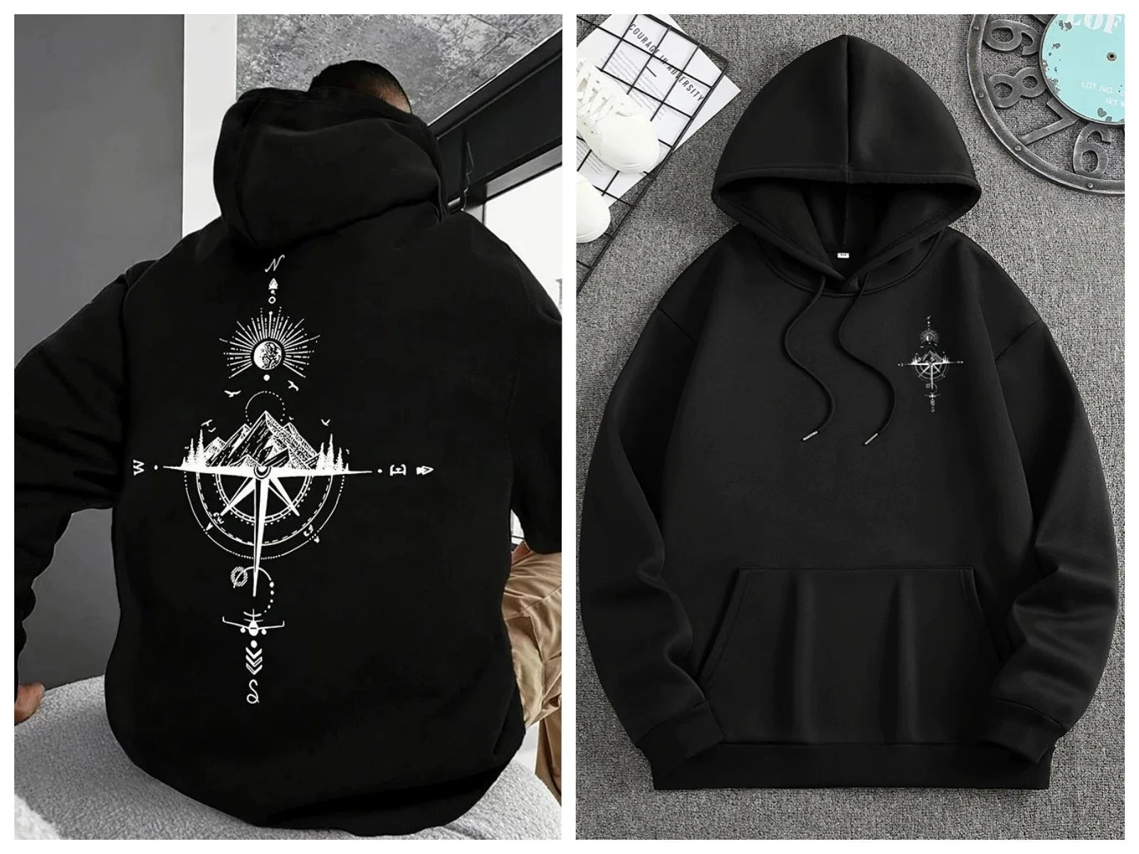 Horizon Compass Pullover